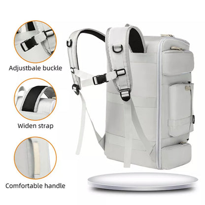Sac à Dos de Voyage Multifonction Blanc