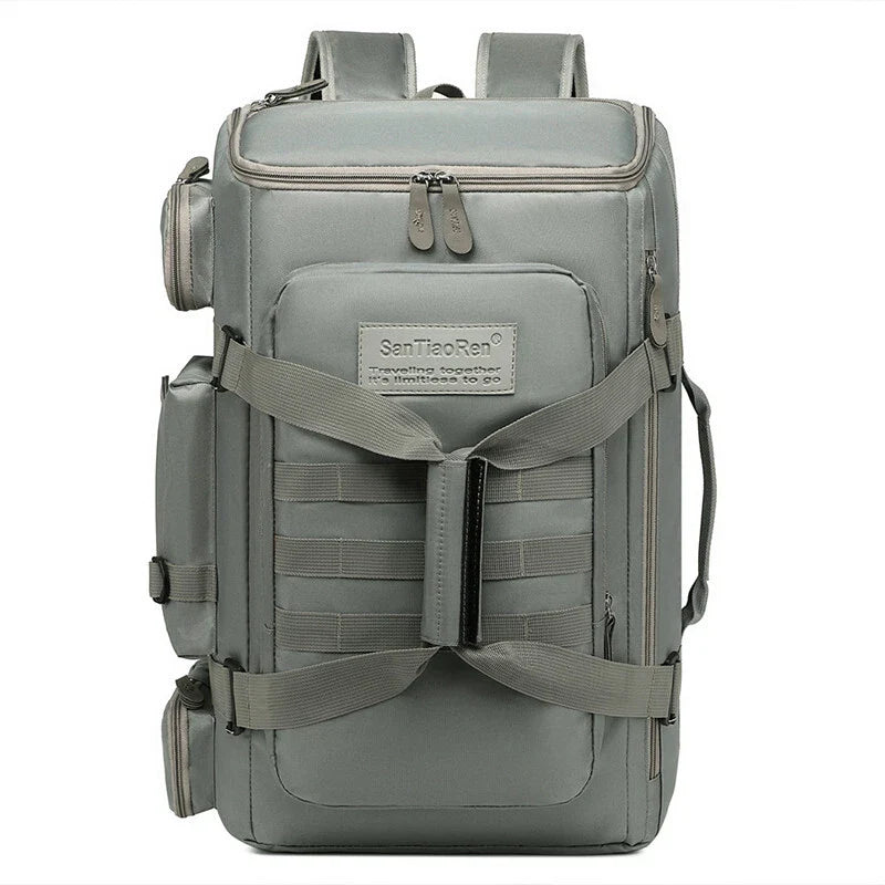 Sac à Dos de Voyage Multifonction Gris