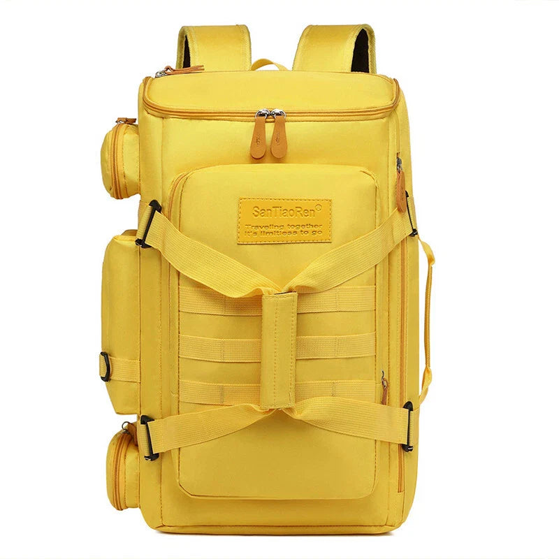 Sac à Dos de Voyage Multifonction Jaune